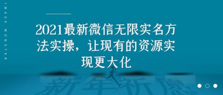 2021最新V芯无限实名方法实操，让现有的资源实现更大化-鹤行社项目库