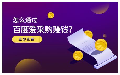 大王·怎么通过百度爱采购赚钱，已经通过百度爱采购完成200多万的销量-鹤行社项目库
