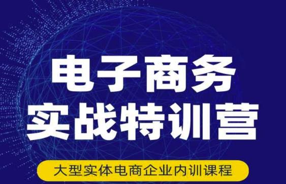 民赛电气内部出品：电子商务实战特训营，全方位带你入门电商，308种方式玩转电商-鹤行社项目库