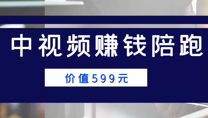 中视频赚钱陪跑，卖中视频账户赚钱收益陪跑项目（价值599元）-鹤行社项目库