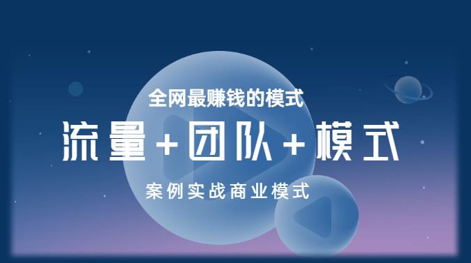 王冲老师《流量+团队+模式》商业模式实战课，全网最赚钱的模式-鹤行社项目库