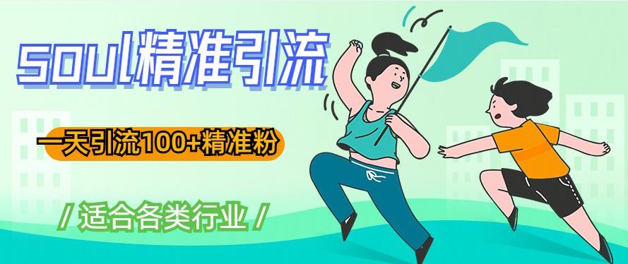 soul精准引流系列课程，一天引流100+精准粉，适合各类行业-鹤行社项目库