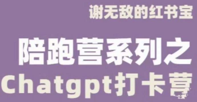 谢无敌ChatGPT打卡营，教你更好地使用ChatGPT来提高工作效率-鹤行社项目库