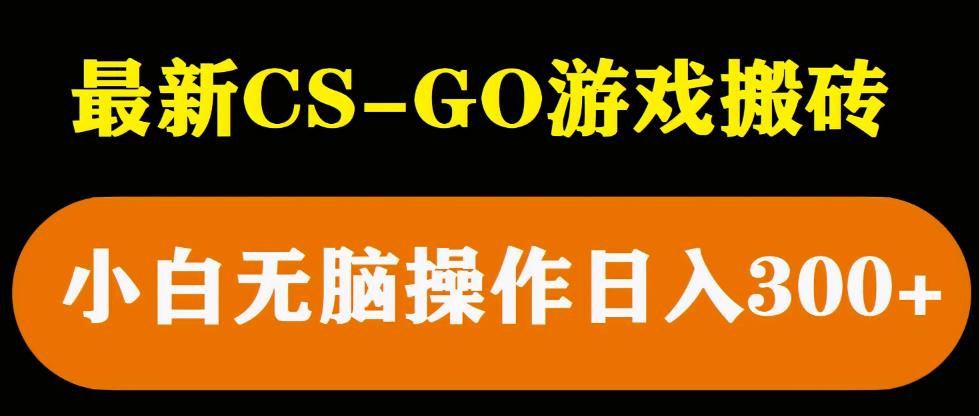 最新csgo游戏搬砖游戏，无需挂机小白无脑也能日入300+-鹤行社项目库