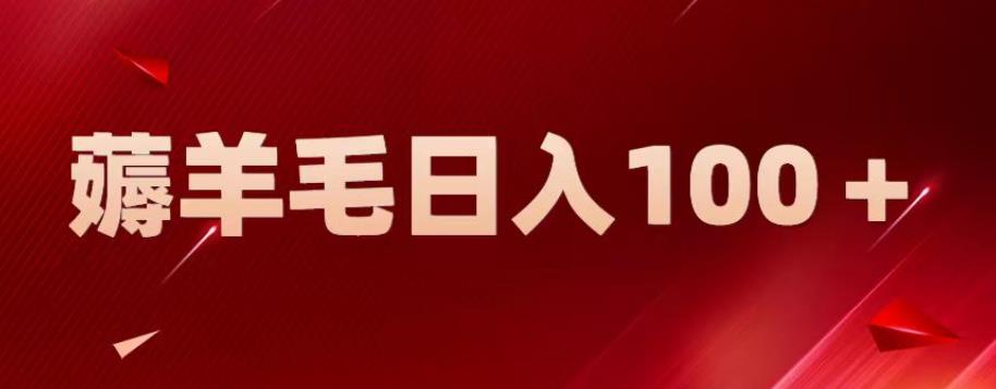 新平台零撸薅羊毛，一天躺赚100＋，无脑复制粘贴【揭秘】-鹤行社项目库