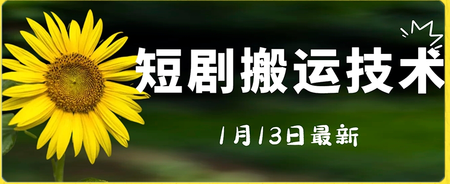 最新短剧搬运技术，电脑手机都可以操作，不限制机型-鹤行社项目库